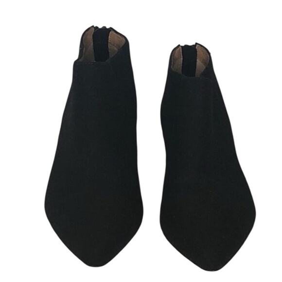 Bettye Muller Quill Pointed Toe Wool Booties Deep Purple Size 8.5 - Picture 5 of 16